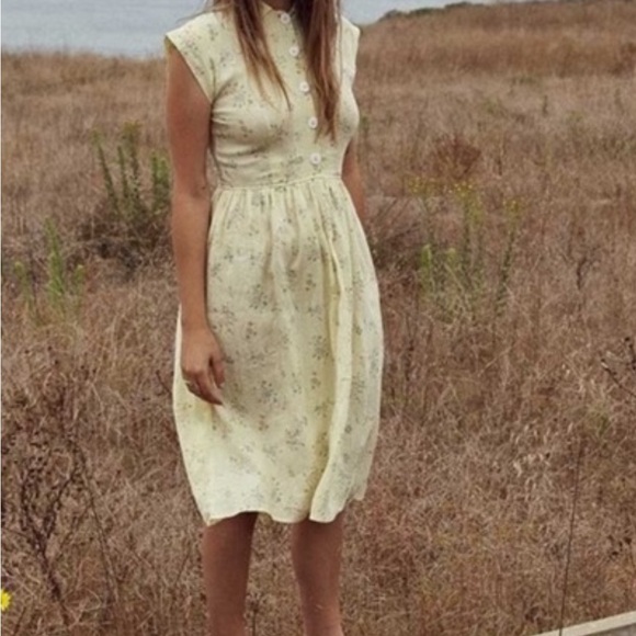 Christy Dawn The Piper Dress Yellow Floral - Picture 11 of 11